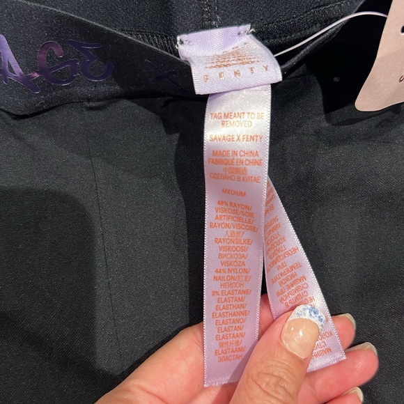 Savage x you LA custom black leggings - Picture 2 of 6